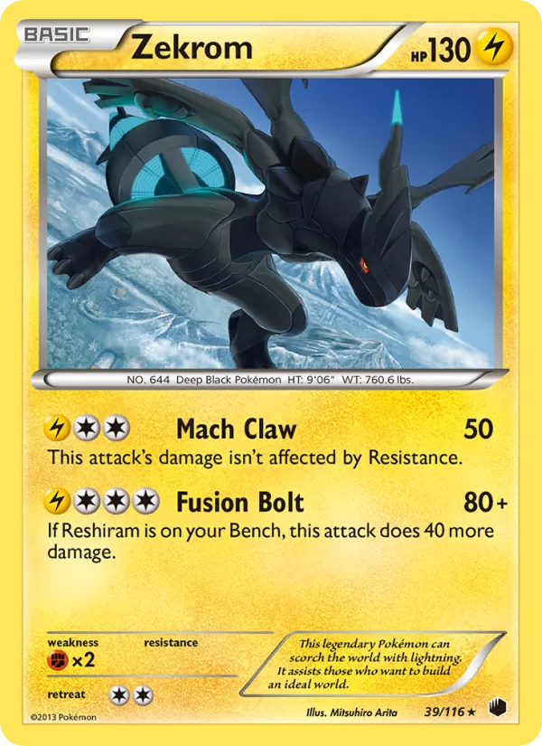 Zekrom Plasma Freeze 39/116