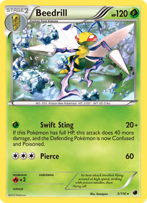 Beedrill Plasma Freeze 3/116