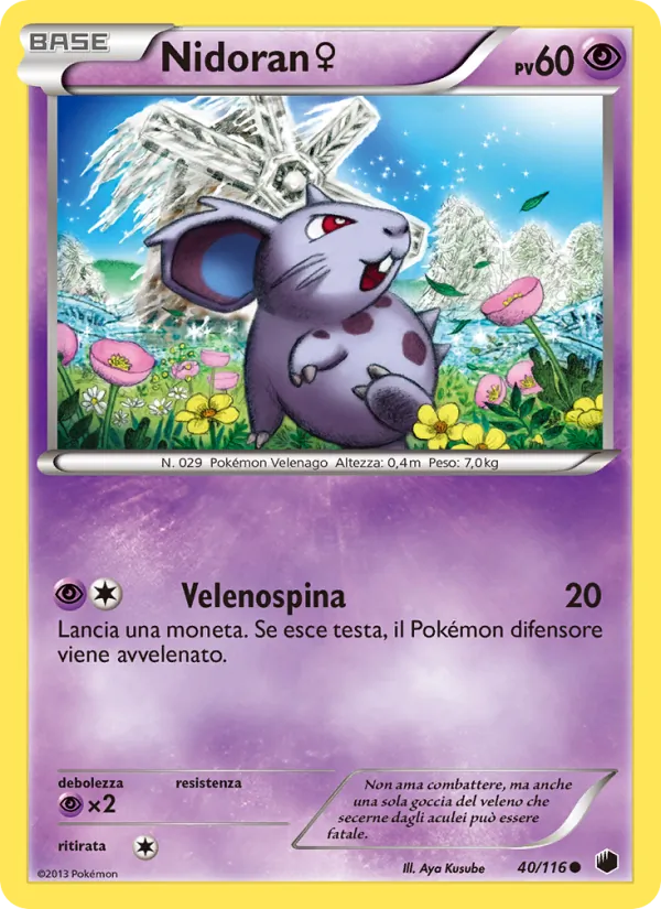 Nidoran♀ Glaciazione Plasma 40/116