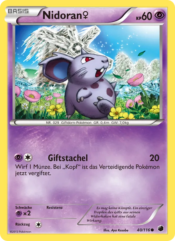 Nidoran♀ Plasma-Frost 40/116