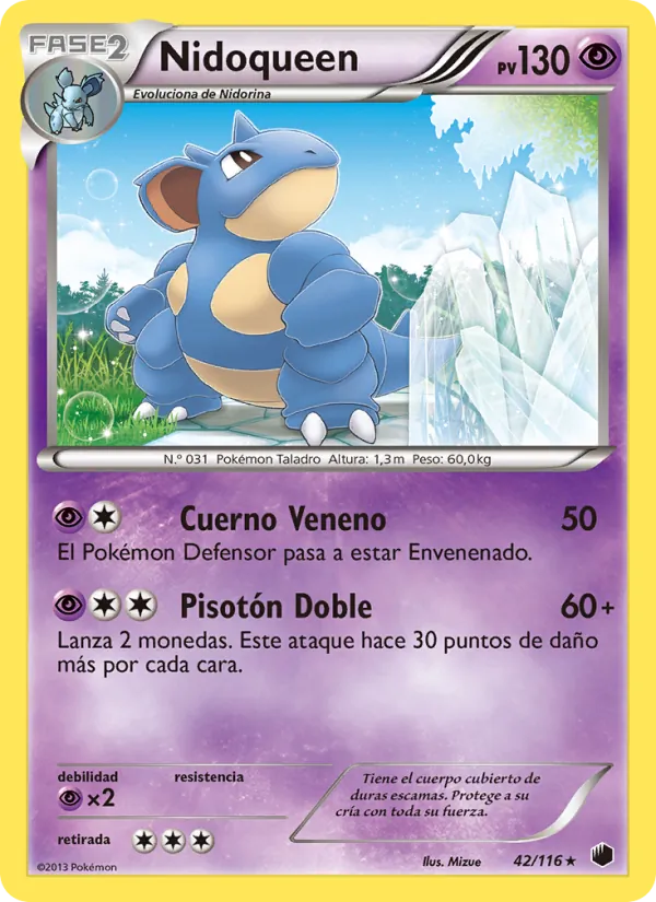 Nidoqueen Glaciación Plasma 42/116