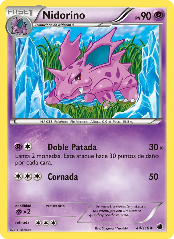 Nidorino Glaciación Plasma 44/116