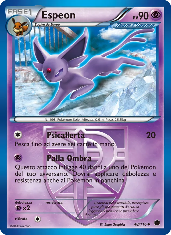 Espeon Glaciazione Plasma 48/116