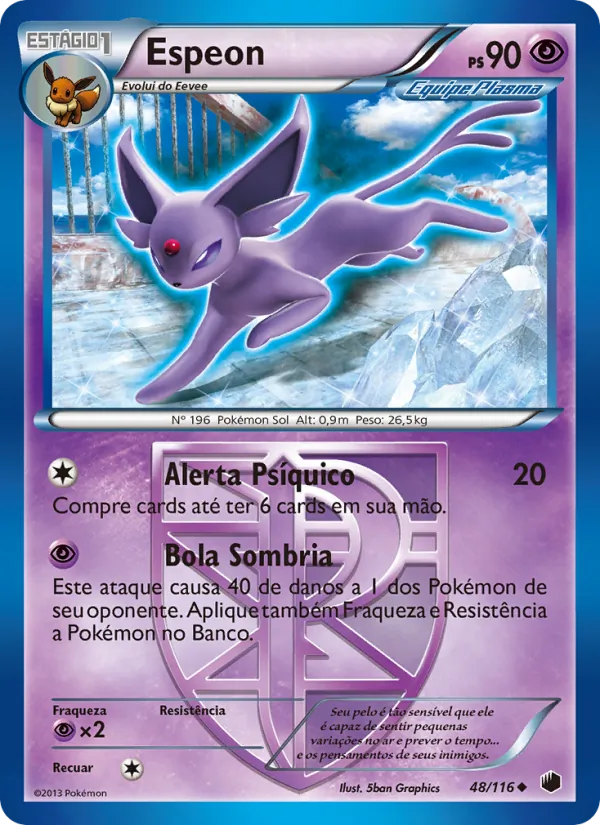 Espeon Congelamento de Plasma 48/116