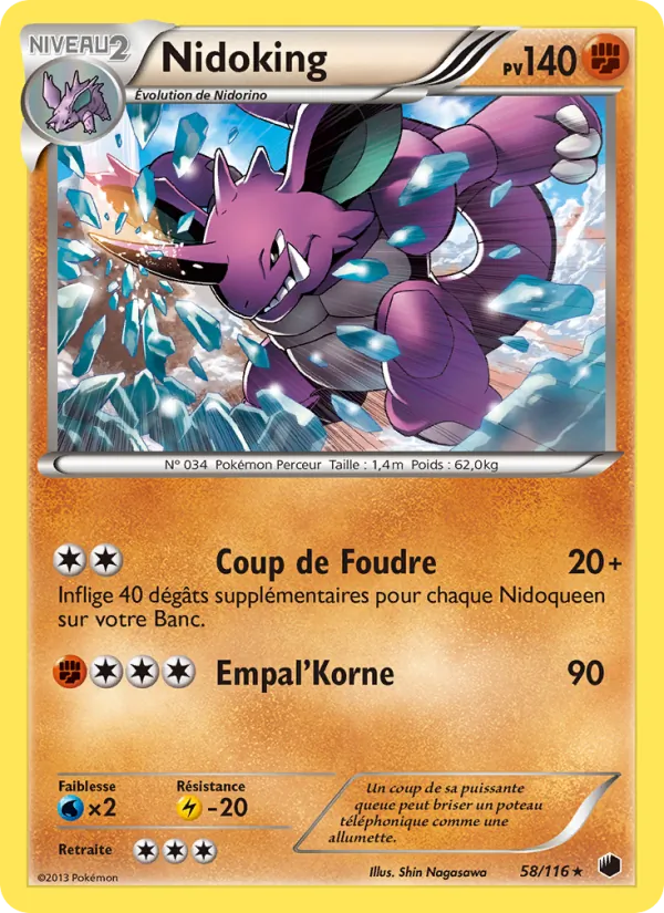 Nidoking Glaciation Plasma 58/116