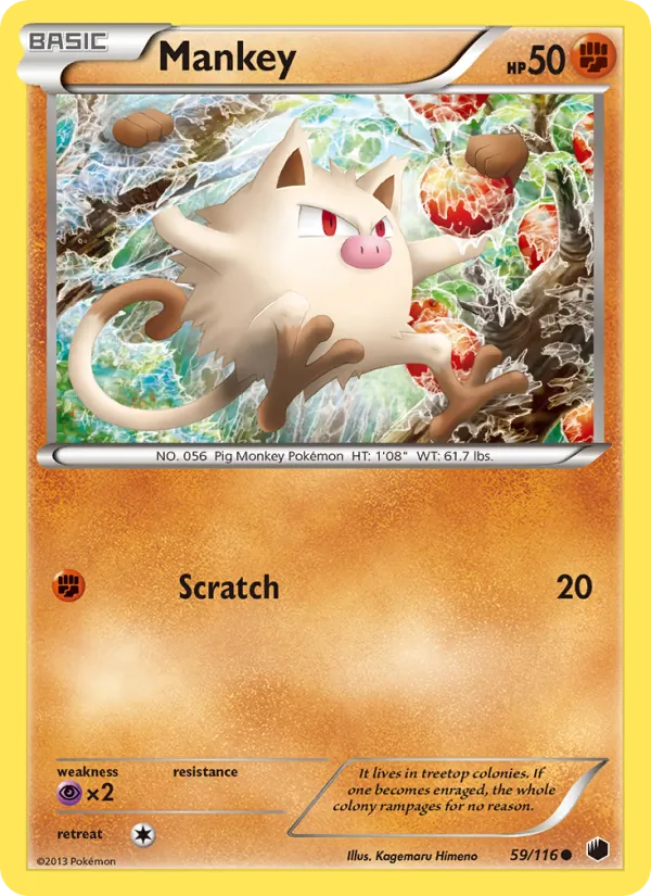Mankey Plasma Freeze 59/116