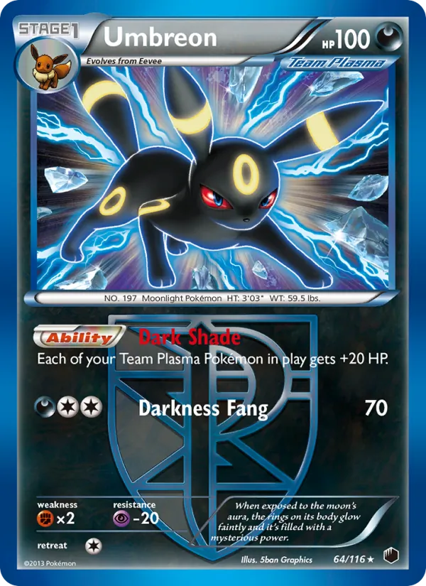 Umbreon Plasma Freeze 64/116