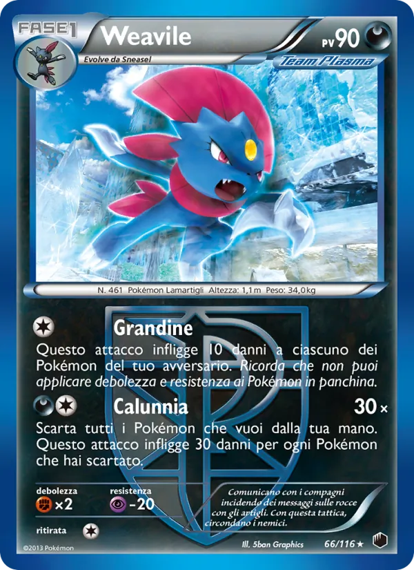 Weavile Glaciazione Plasma 66/116