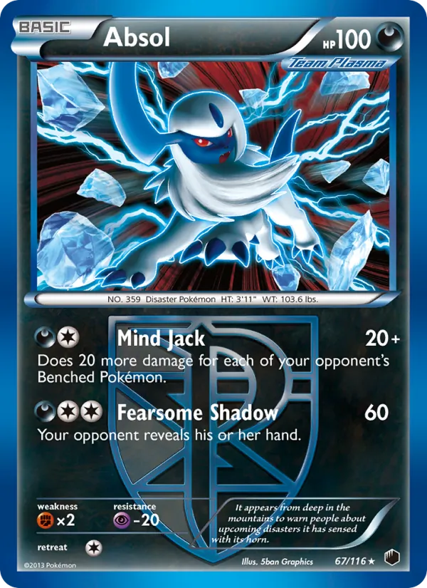 Absol Plasma Freeze 67/116