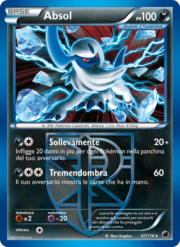 Absol Glaciazione Plasma 67/116
