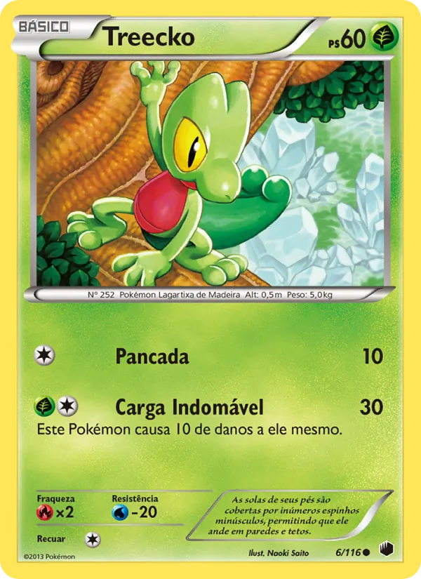 Treecko Congelamento de Plasma 6/116
