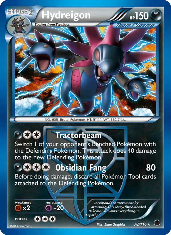 Hydreigon Plasma Freeze 78/116