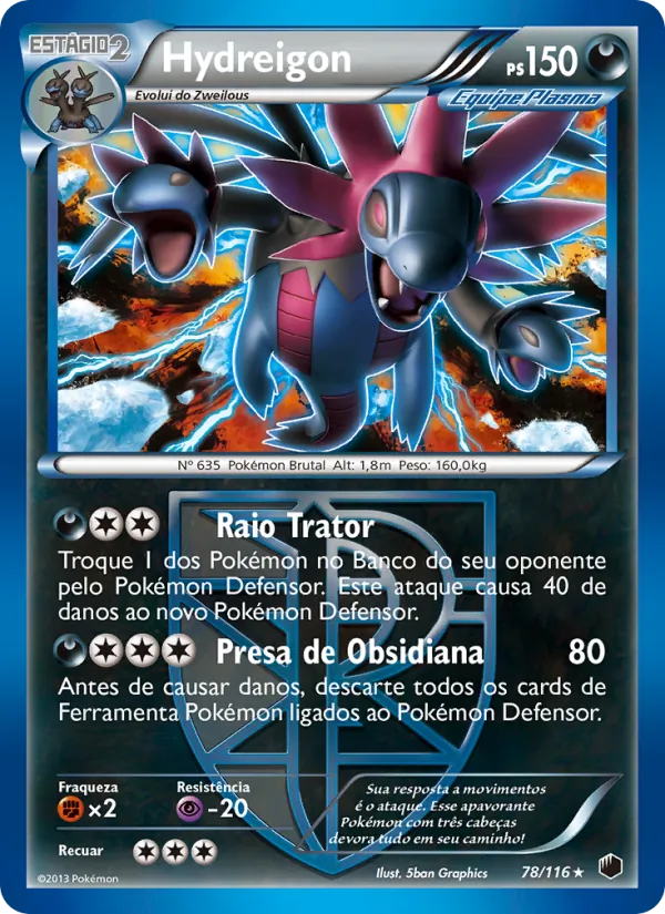 Hydreigon Congelamento de Plasma 78/116