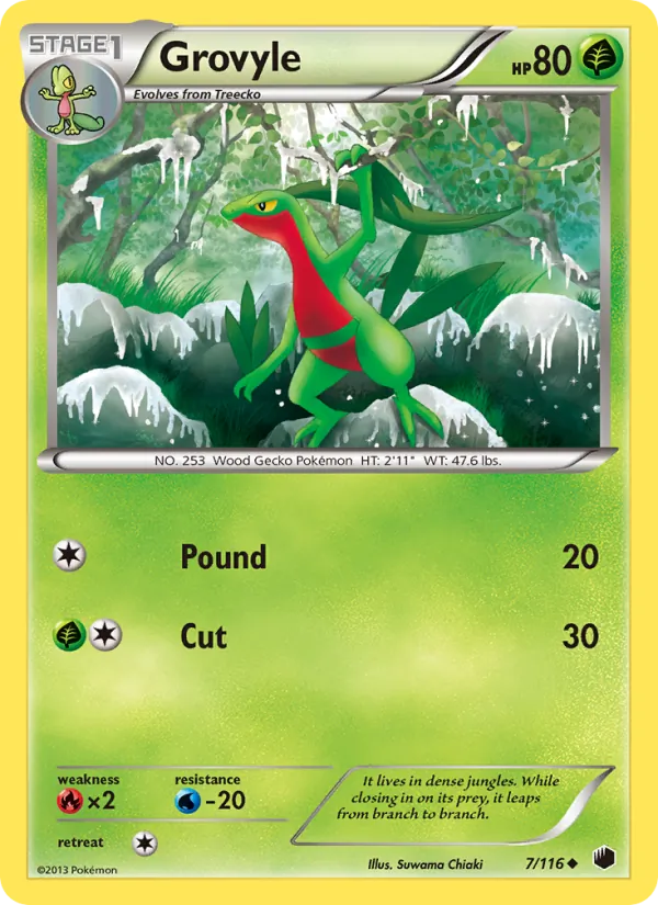 Grovyle Plasma Freeze 7/116