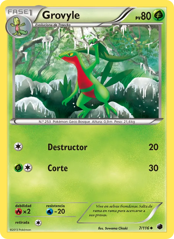 Grovyle Glaciación Plasma 7/116