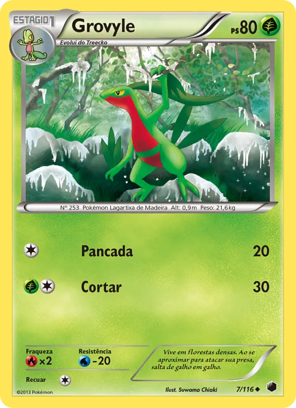 Grovyle Congelamento de Plasma 7/116