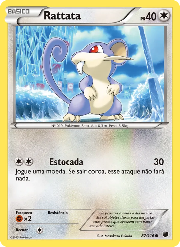 Rattata Congelamento de Plasma 87/116