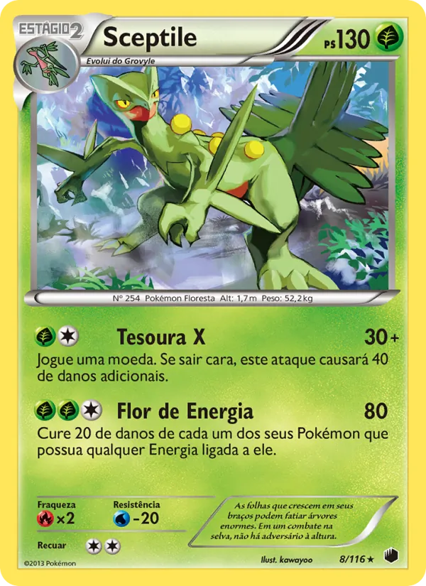 Sceptile Congelamento de Plasma 8/116
