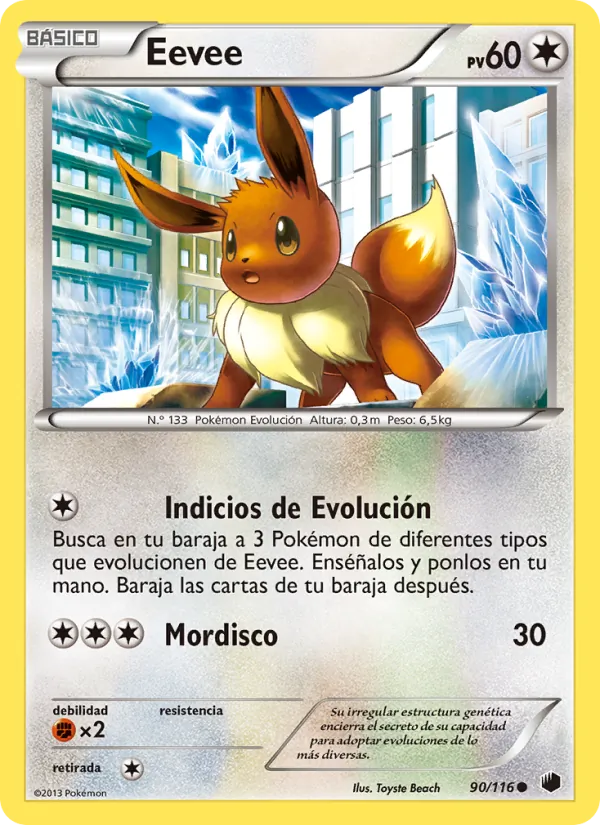 Eevee Glaciación Plasma 90/116