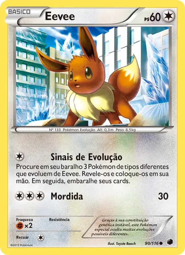 Eevee Congelamento de Plasma 90/116