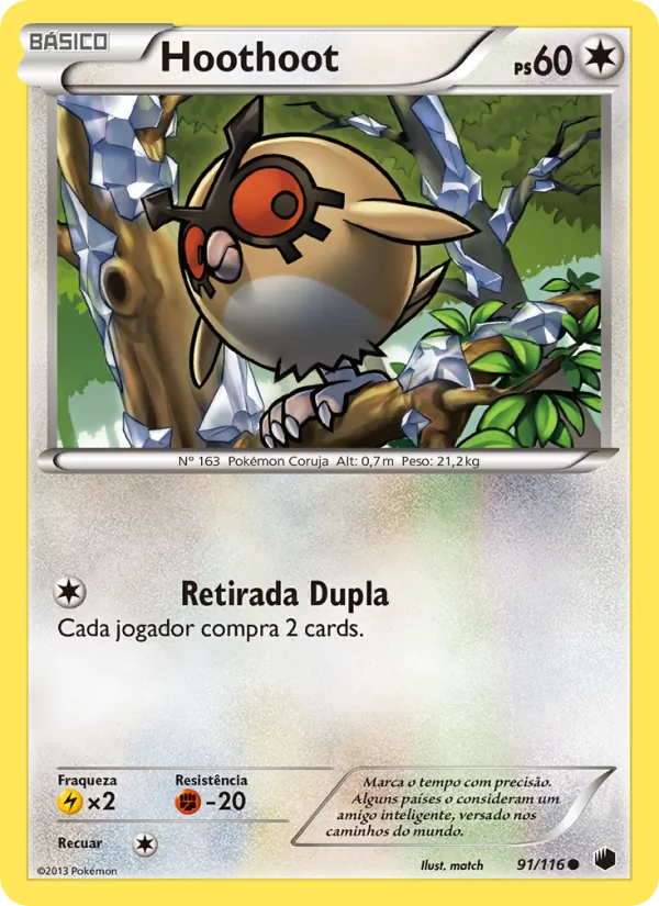 Hoothoot Congelamento de Plasma 91/116