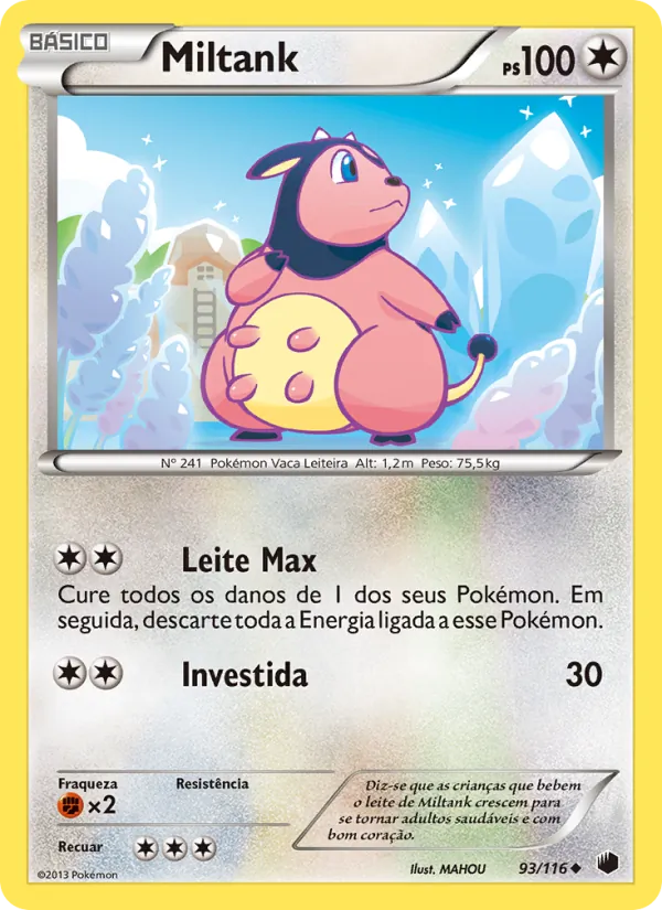 Miltank Congelamento de Plasma 93/116