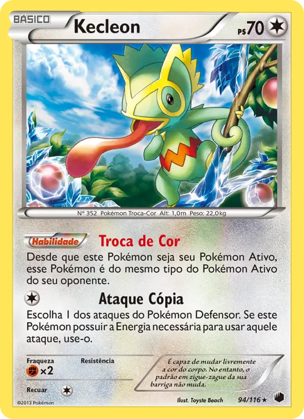 Kecleon Congelamento de Plasma 94/116