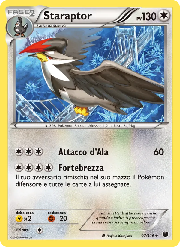 Staraptor Glaciazione Plasma 97/116