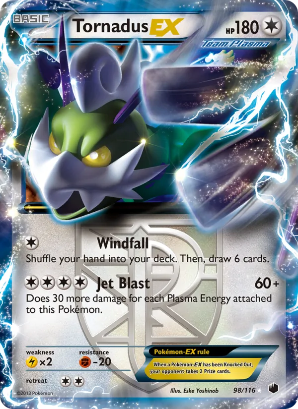 Tornadus-EX Plasma Freeze 98/116