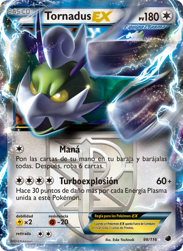 Tornadus-EX Glaciación Plasma 98/116