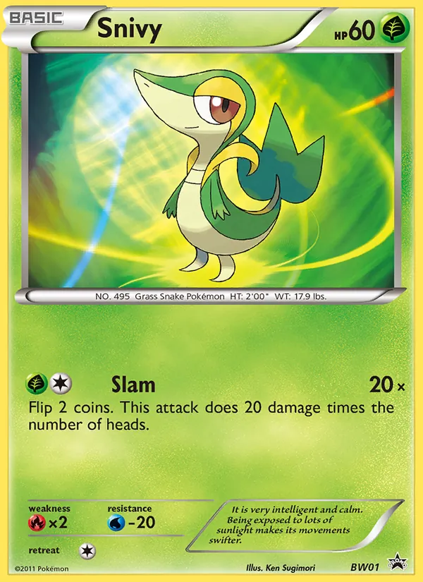 Snivy NB Promo BW01/101