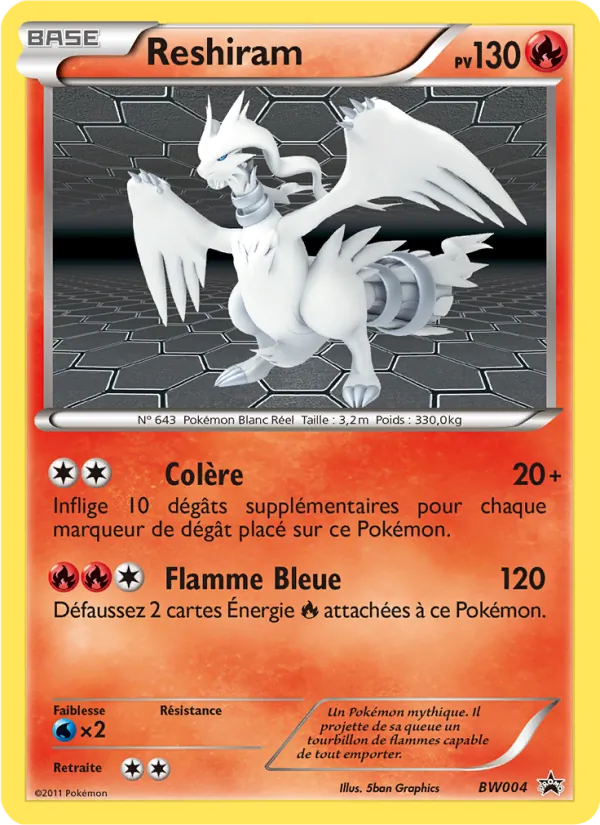 Reshiram Promo BW BW04/101