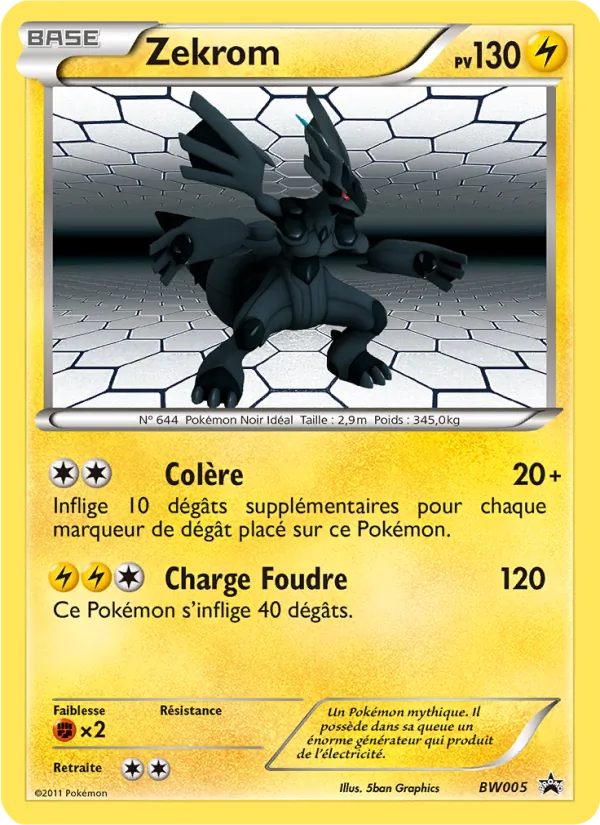 Zekrom Promo BW BW05/101