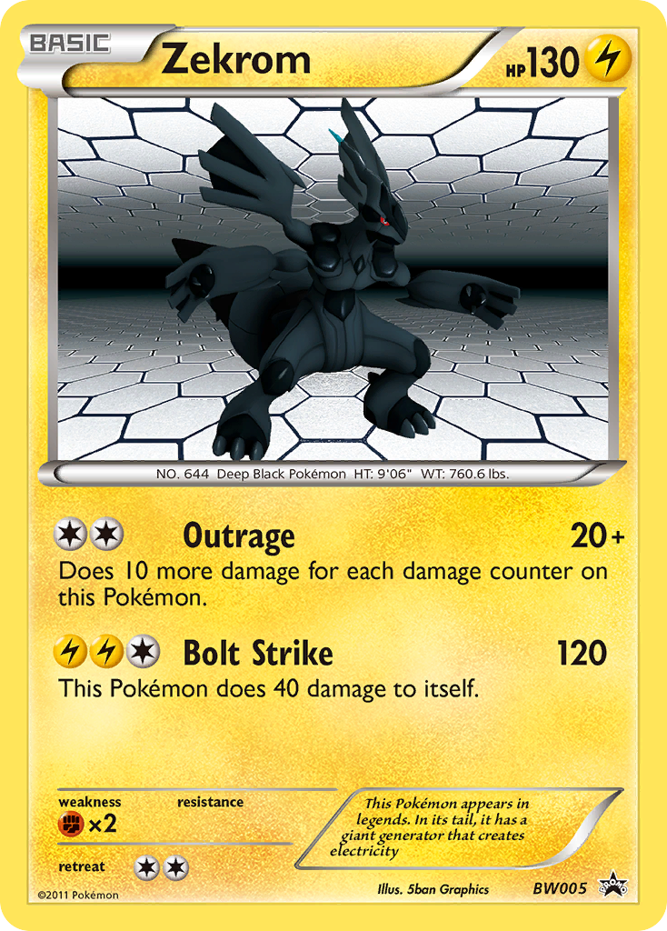 Zekrom SW Promokarten BW05/101