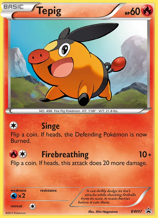 Tepig NB Promo BW07/101