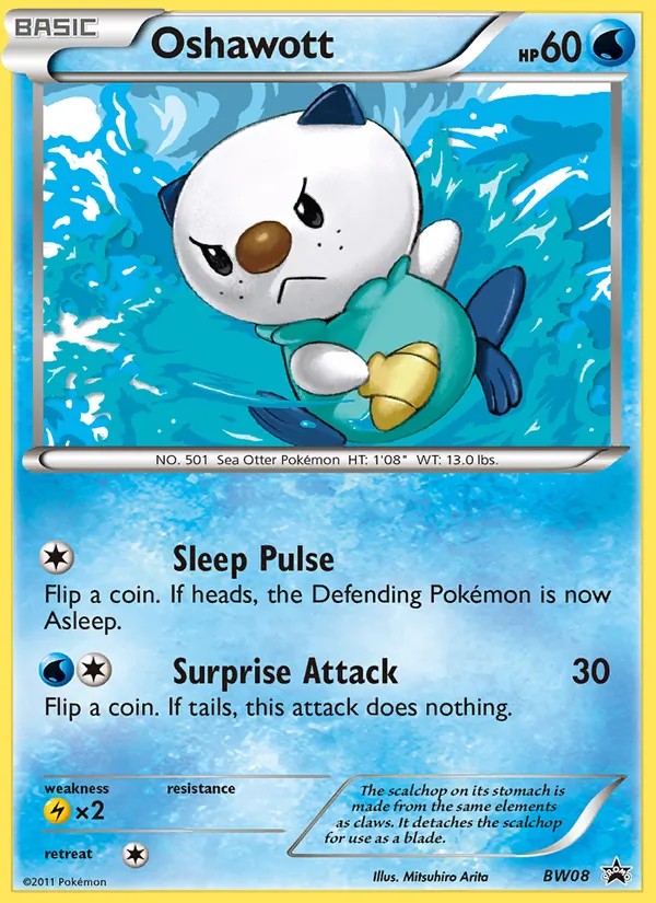 Oshawott BW Black Star Promos BW08/101