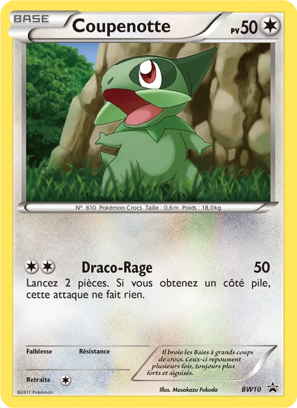 Coupenotte Promo BW BW10/101