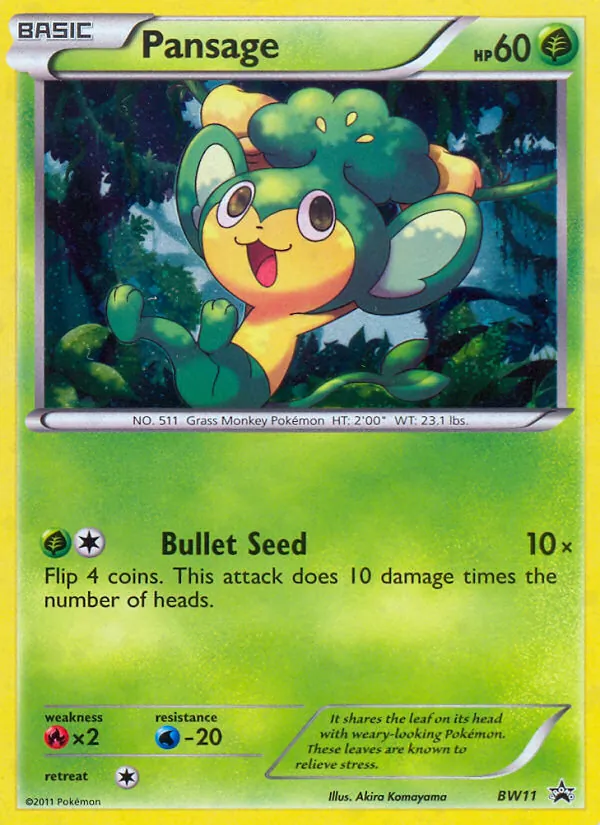 Pansage NB Promo BW11/101