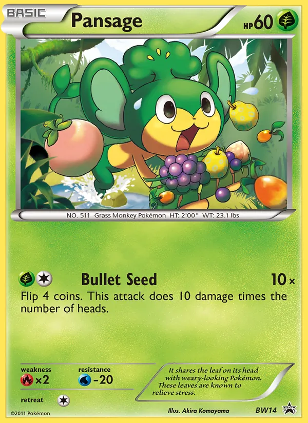 Pansage NB Promo BW14/101