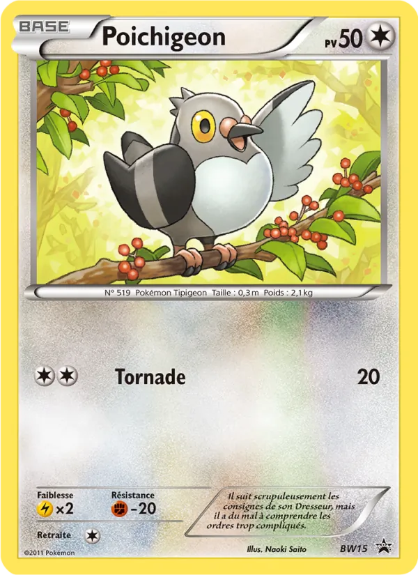 Poichigeon Promo BW BW15/101