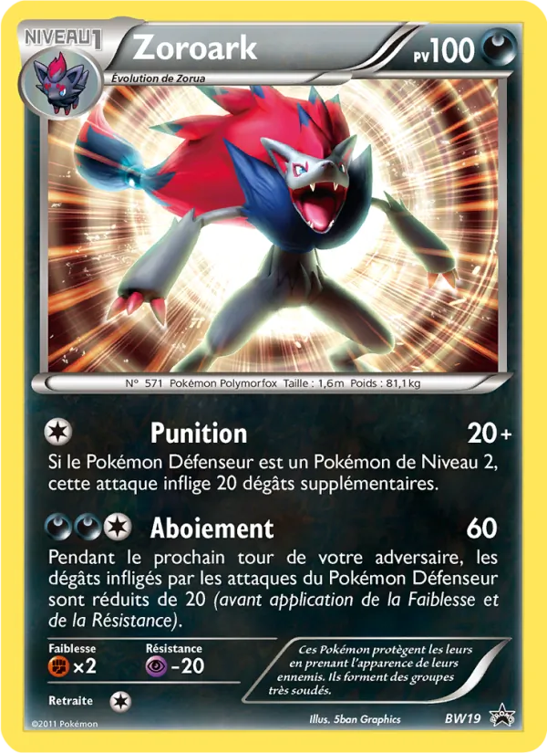 Zoroark Promo BW BW19/101