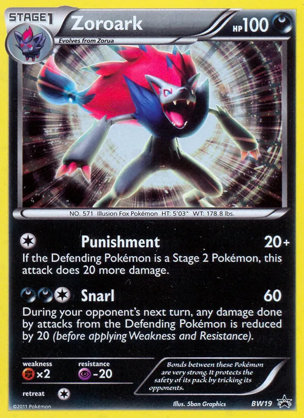 Zoroark SW Promokarten BW19/101