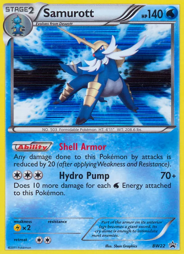Samurott NB Promo BW22/101