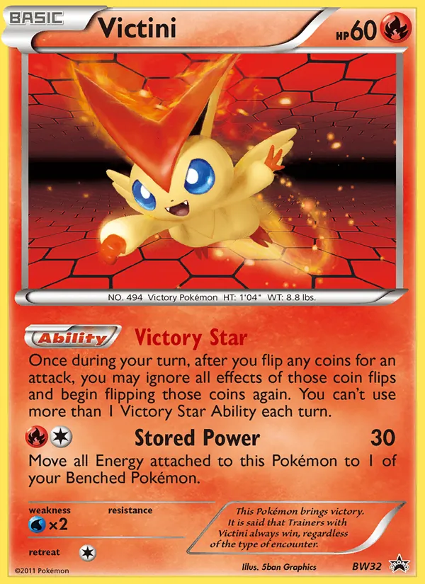 Victini BW Black Star Promos BW32/101