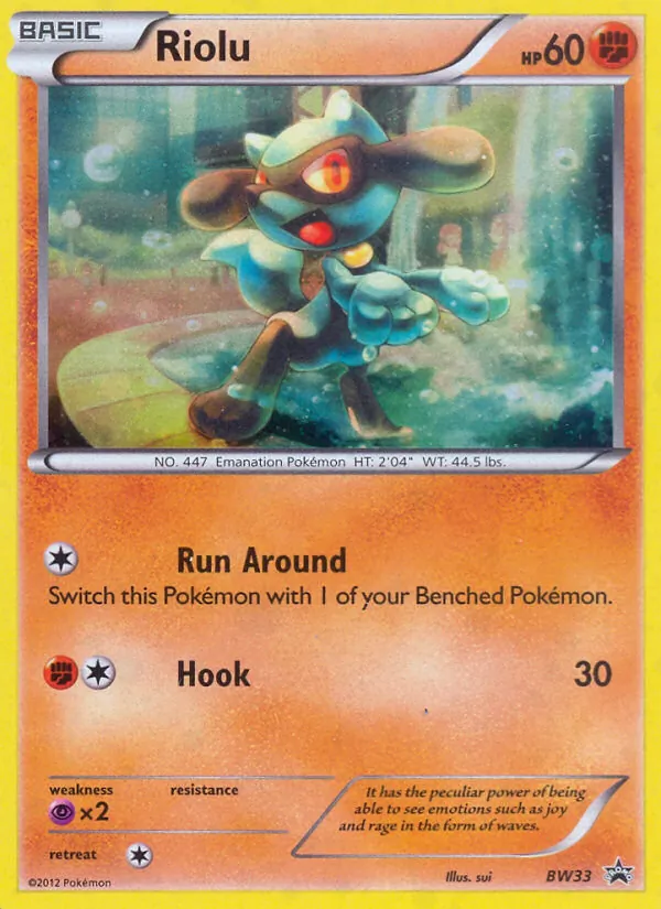 Riolu NB Promo BW33/101