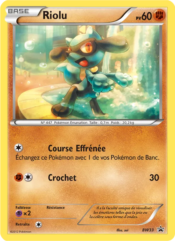 Riolu Promo BW BW33/101
