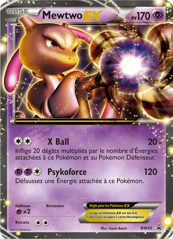 Mewtwo ex Promo BW BW45/101