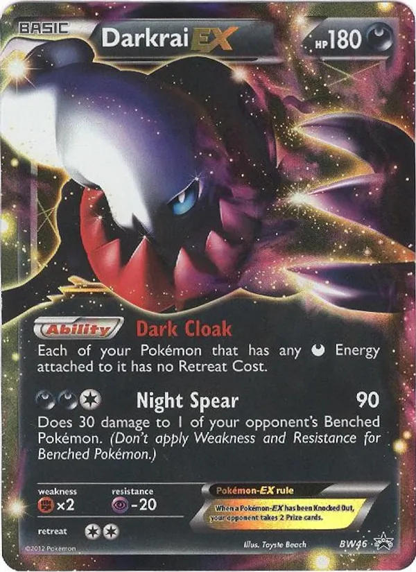 Darkrai-EX NB Promo BW46/101