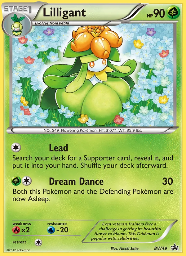 Lilligant BW Black Star Promos BW49/101