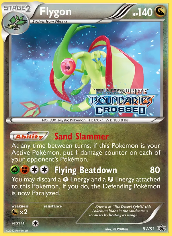 Flygon BW Black Star Promos BW53/101